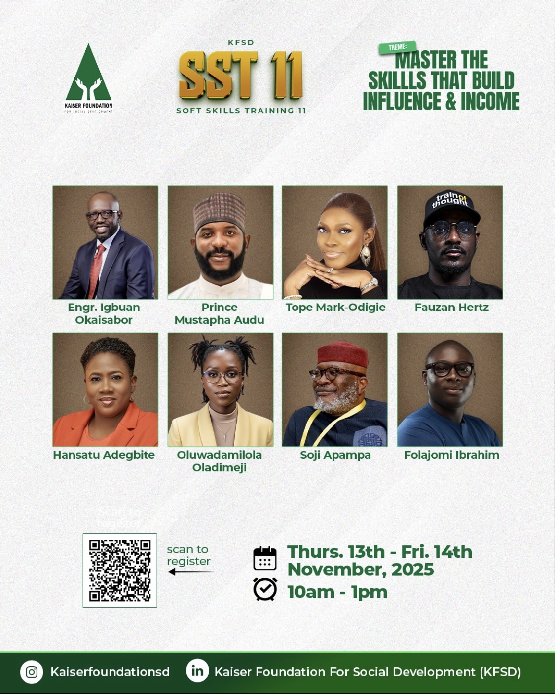 Call for Applications: KFSD Soft Skills Training (SST 11) | Opportunity ...