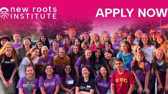 FULLY FUNDED : Apply for the New Roots Institute Fellowship