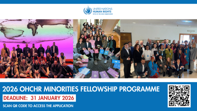 FULLY FUNDED TO GENEVA : Apply for the OHCHR Minorities Fellowship Program 2026