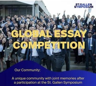 FULLY FUNDED TO SWITZERLAND: Apply for the St. Gallen Global Essay Competition 2026
