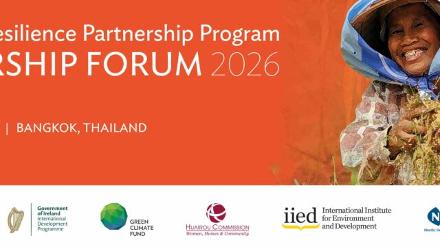 FULLY FUNDED TO THAILAND : Apply for the Community Resilience Partnership Forum 2026