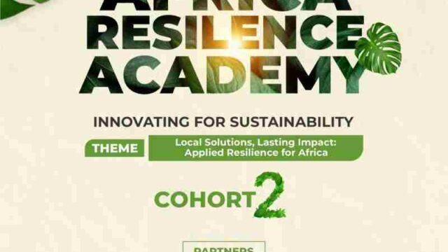 Be part of the Africa Resilience Academy Cohort 2 (2026)