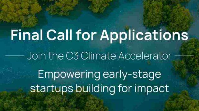 Apply for the C3 Climate Accelerator 2026