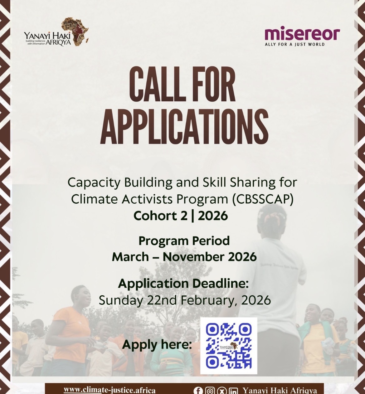 Call for Applications: Apply For The CBSSCAP Cohort 2 (2026) – Pan ...