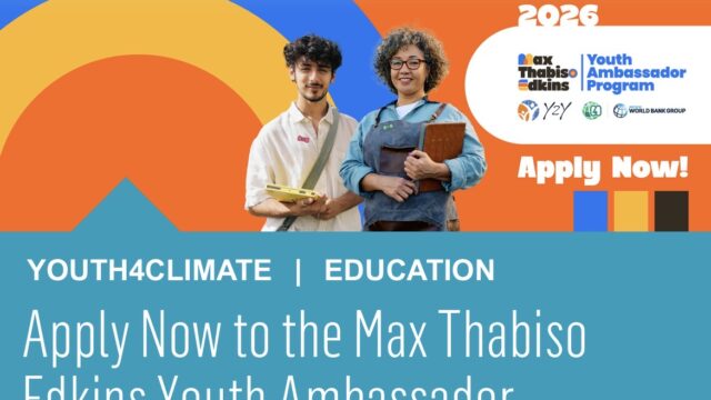 FULLY FUNDED: Apply For The Max Thabiso Edkins Youth Ambassador Program 2026 For Global Changemakers