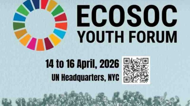 FULLY FUNDED : Apply to speak at the 2026 ECOSOC Youth Forum at the United Nations