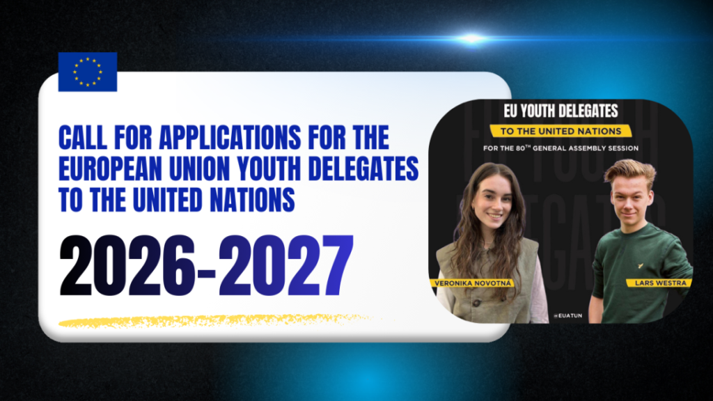Call for EU Youth Delegates 2026-27 Flyer v1