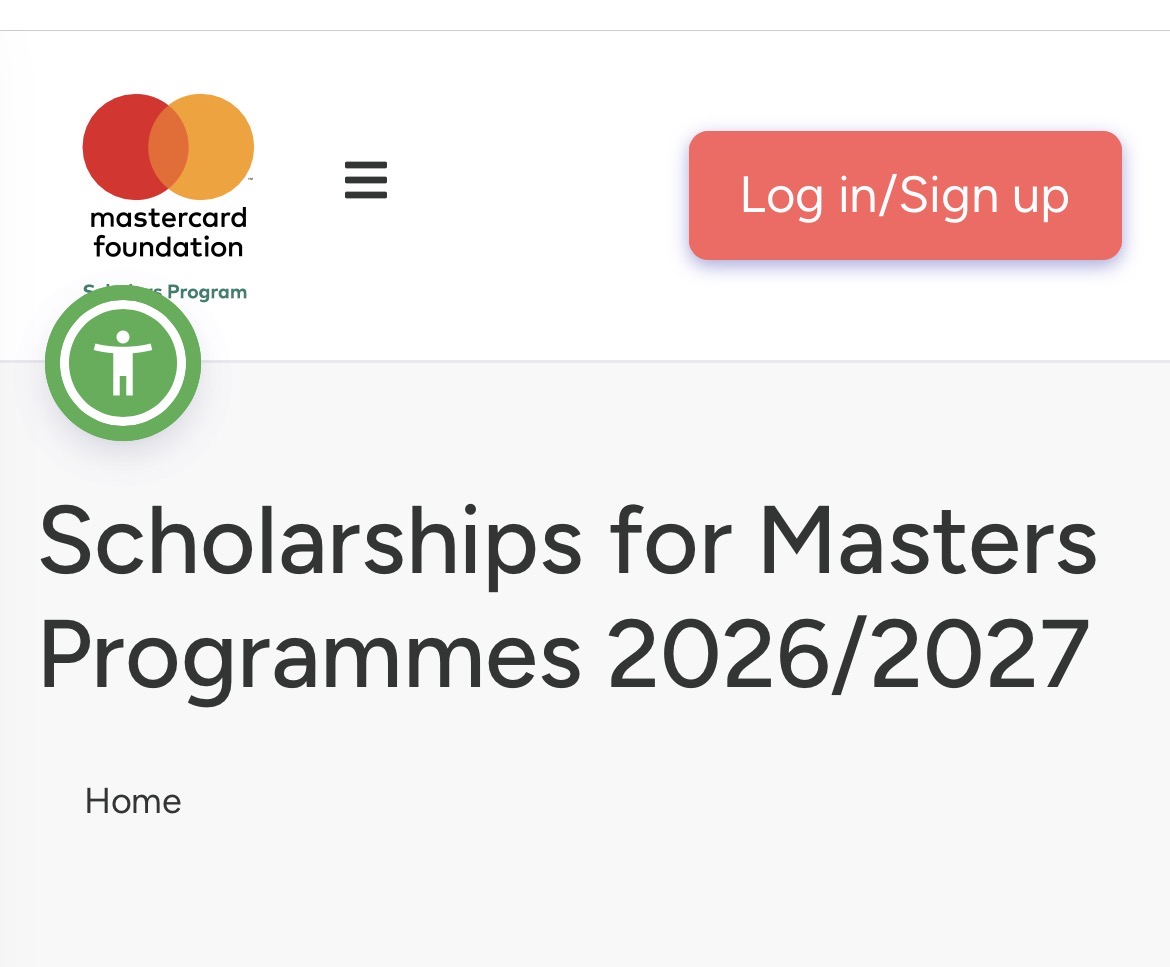 FULLY FUNDED:Apply For The Mastercard Foundation Scholars Program at ...