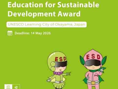 USD 3,000 prize per winning project : Contest for the ESD Okayama Award 2026 — Sustainable Development Initiatives