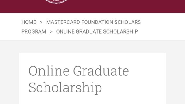 FULLY FUNDED:Apply For The  Online Graduate Scholarships at American University of Beirut (AUB) 2026–2027