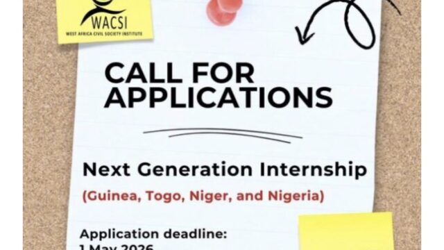 FULLY FUNDED: Apply For The WACSI Next Generation Internship Programme 2026 (Accra, Ghana)
