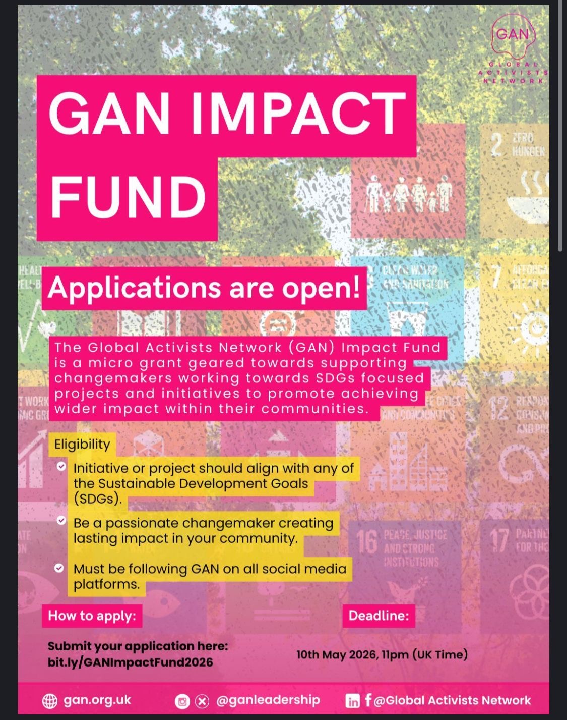 FUNDING OPPORTUNITY: Apply For The GAN Impact Fund 2026 for ...