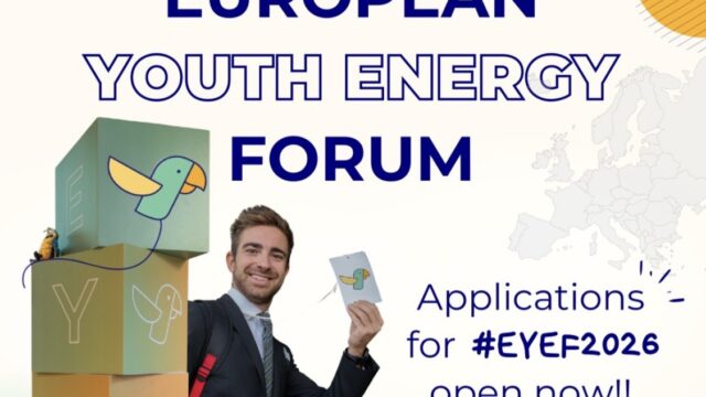 FULLY FUNDED TO NICE, FRANCE: Apply for the European Youth Energy Forum 2026 for young energy professionals and Changemakers living in Europe