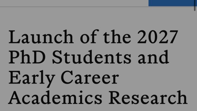FULLY FUNDED: Apply For The IOC PhD Students and Early Career Academics Research Grant Programme 2027