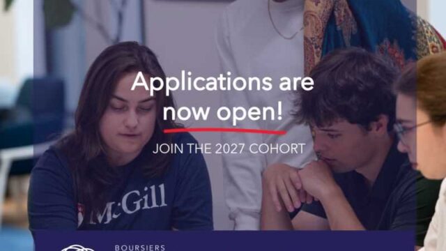 FULLY FUNDED : Apply for the McCall MacBain Scholarships 2027 at McGill University