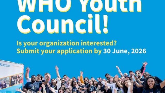 Call for Expressions of Interest to Serve on the WHO Youth Council (2026-2028) – Apply now