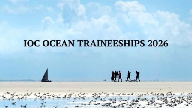 FULLY SUPPORTED : Apply for the UNESCO IOC Ocean Traineeships 2026 for Early-Career Ocean Professionals