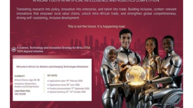 FULLY FUNDED: Apply for the Presidential African Youth in Artificial Intelligence and Robotics Competition 2026