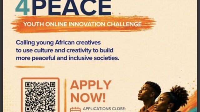 FULLY FUNDED: Apply for the Creatives4Peace Youth Online Innovation Challenge