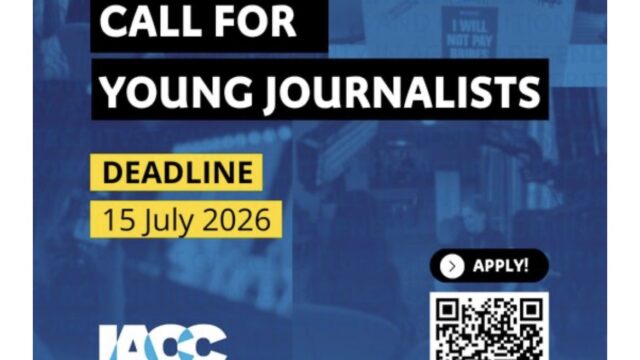 FULLY FUNDED: Apply for the International Anti-Corruption Conference (IACC) Young Journalists Programme 2026
