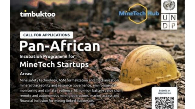 FULLY FUNDED: Apply for the Pan-African MineTech Startup Incubation Programme