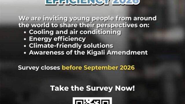 Be part of the CYMG UNEP Global Youth Survey on Cooling and Energy Efficiency 2026 – Apply now 