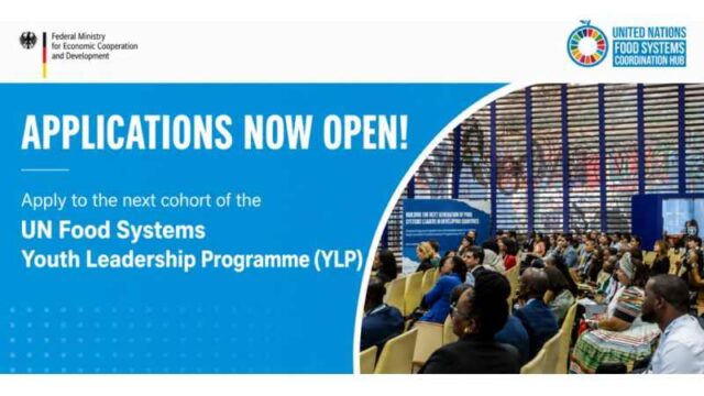 Apply for the UN Food Systems Youth Leadership Programme 2026 