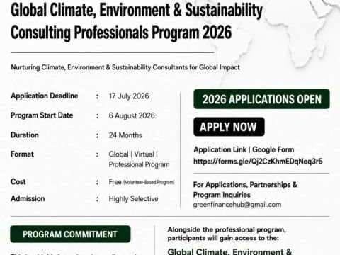 Join the GICI Global Climate, Environment & Sustainability Consulting Professional Program 2026