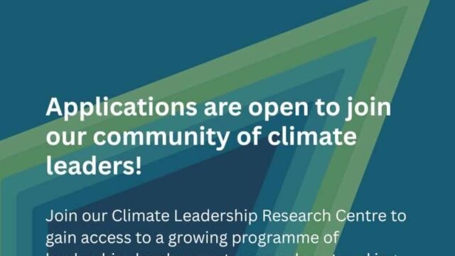 Apply to join the Oxford Climate Leadership Research Centre