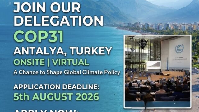 COP31 ANTALYA BADGES: Apply to Join the Eco Clean Active Initiative Delegation