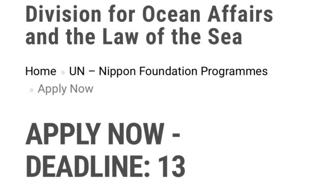 FULLY FUNDED: Apply for the United Nations–Nippon Foundation Strategic Needs Fellowship 2026