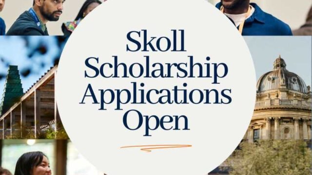 FULLY FUNDED MBA : Apply for the Skoll Scholarship 2027–2028 at the University of Oxford 
