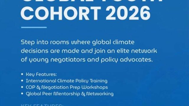 Apply for the Climate Solution International (CSI) Global Youth Cohort 2026