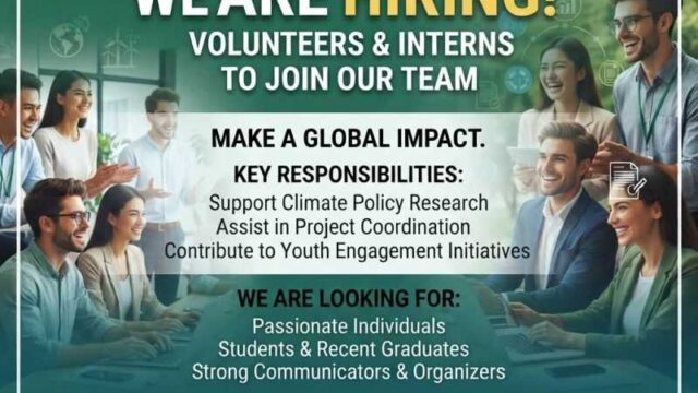 Check out these Climate Solution International Volunteers and Internship Opportunities 2026