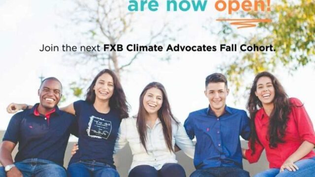 VIRTUAL : Apply for the FXB Climate Advocates Program 2026: Free Online Climate Training for Young People Worldwide