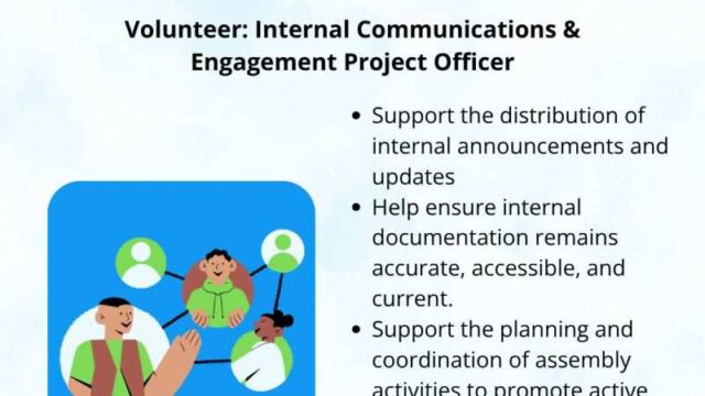 REMOTE VOLUNTEERING : Join SDSN Youth as an Internal Communications & Engagement Project Officer 2026