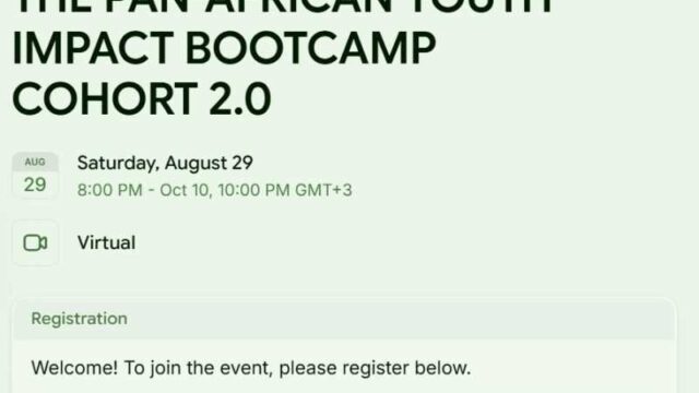 Fully Funded Pan-African Youth Impact Bootcamp 2026 for Young African Changemakers – Apply now 
