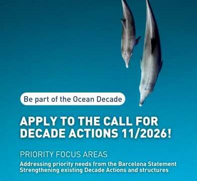 Apply for the Ocean Decade Call for Decade Actions 11/2026