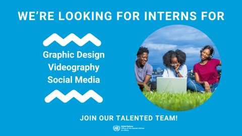 UN Internship in Graphic Design, Videography and Social Media – Apply now 