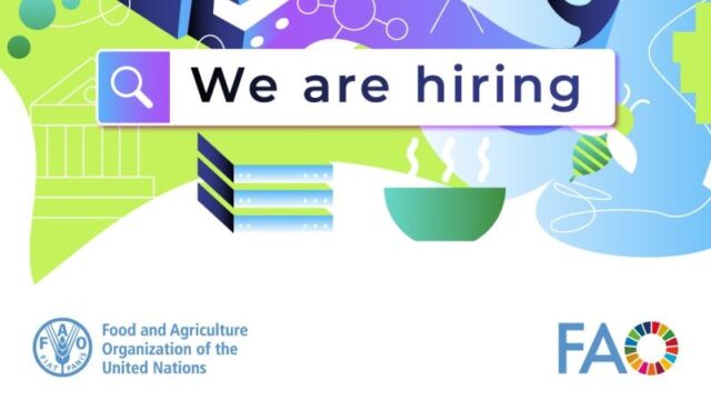Check out these currently open vacancies at FAO in the fields of environment, natural resources and climate change