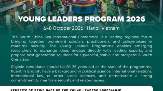 Fully Funded to Hanoi, Viet Nam : Apply for the Young Leaders Programme 2026 