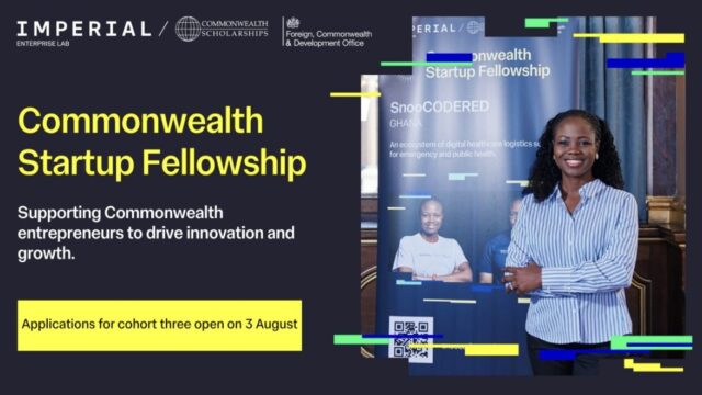 FULLY FUNDED TO GHANA AND UK: Apply for the Commonwealth Startup Fellowship 2026/2027 for Early-Stage Startups