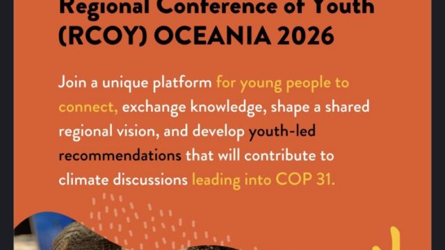 FUNDING AVAILABLE: Apply for a place at the Regional Conference of Youth for Oceania 2026