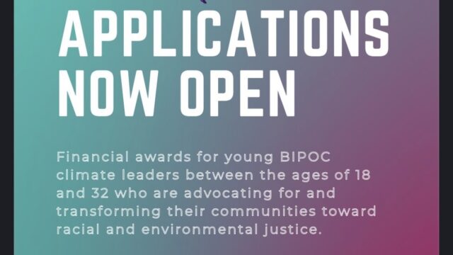 Young Climate Leaders of Color Fund 2026/2027 – Call for Applications