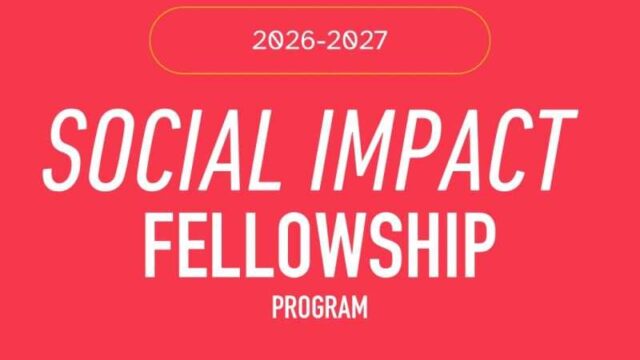 Fellows will receive an $8,000 stipend : Apply for the Equity | Impact Center Social Impact Fellowship 2026–27