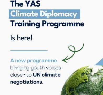 Road to COP31 : Apply for the YAS Climate Diplomacy Training Programme & COP31 Online Delegation 2026
