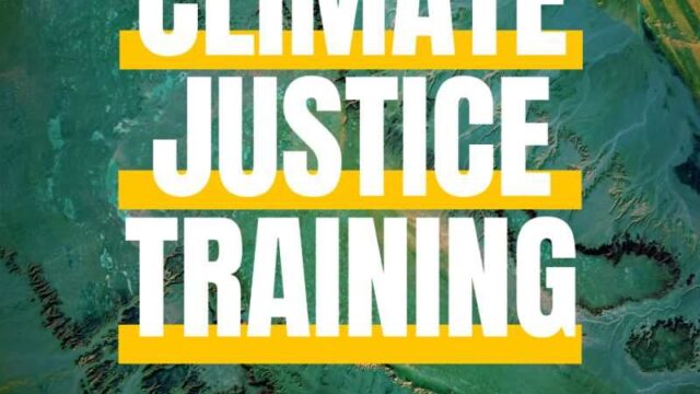 Apply for the Climate Justice Training 2026 by Climate Reality Europe