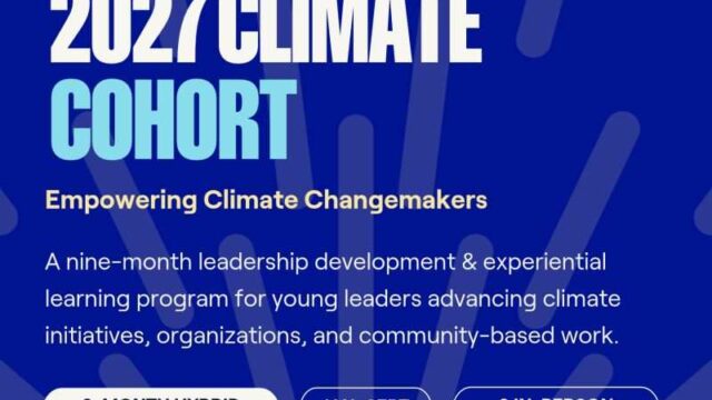 HYBRID : Join the Libra Philanthropies Climate Cohort 2027 – Apply now 