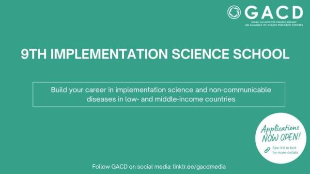 FULLY FUNDED : Join the GACD 9th Implementation Science School 2026