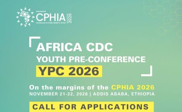FULLY FUNDED TO ADDIS ABABA, ETHIOPIA: Apply for the Africa CDC Youth Pre-Conference 2026